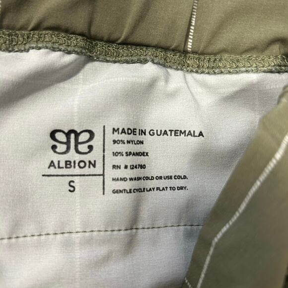 Pants Albion Windowpane Jetsetters Joggers On sage Green Women’s Size S - Picture 3 of 8